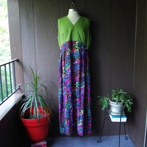 Vintage 70's Maxi Dress Excellent Condition